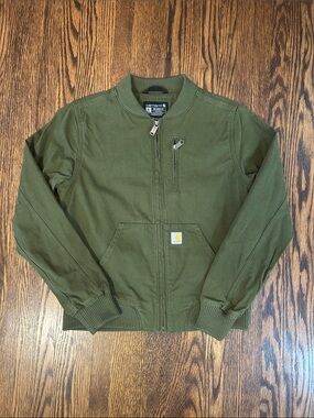 Carhartt Military Green Construction Jacket